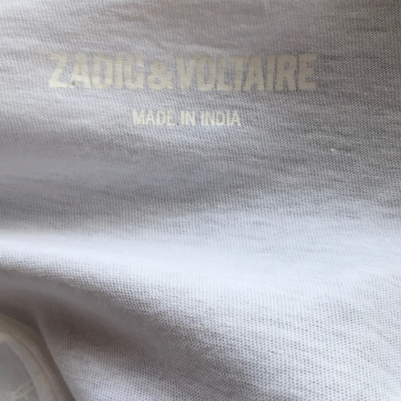 NWT Zadig & Voltaire White Skull Tshirt - Picture 6 of 8
